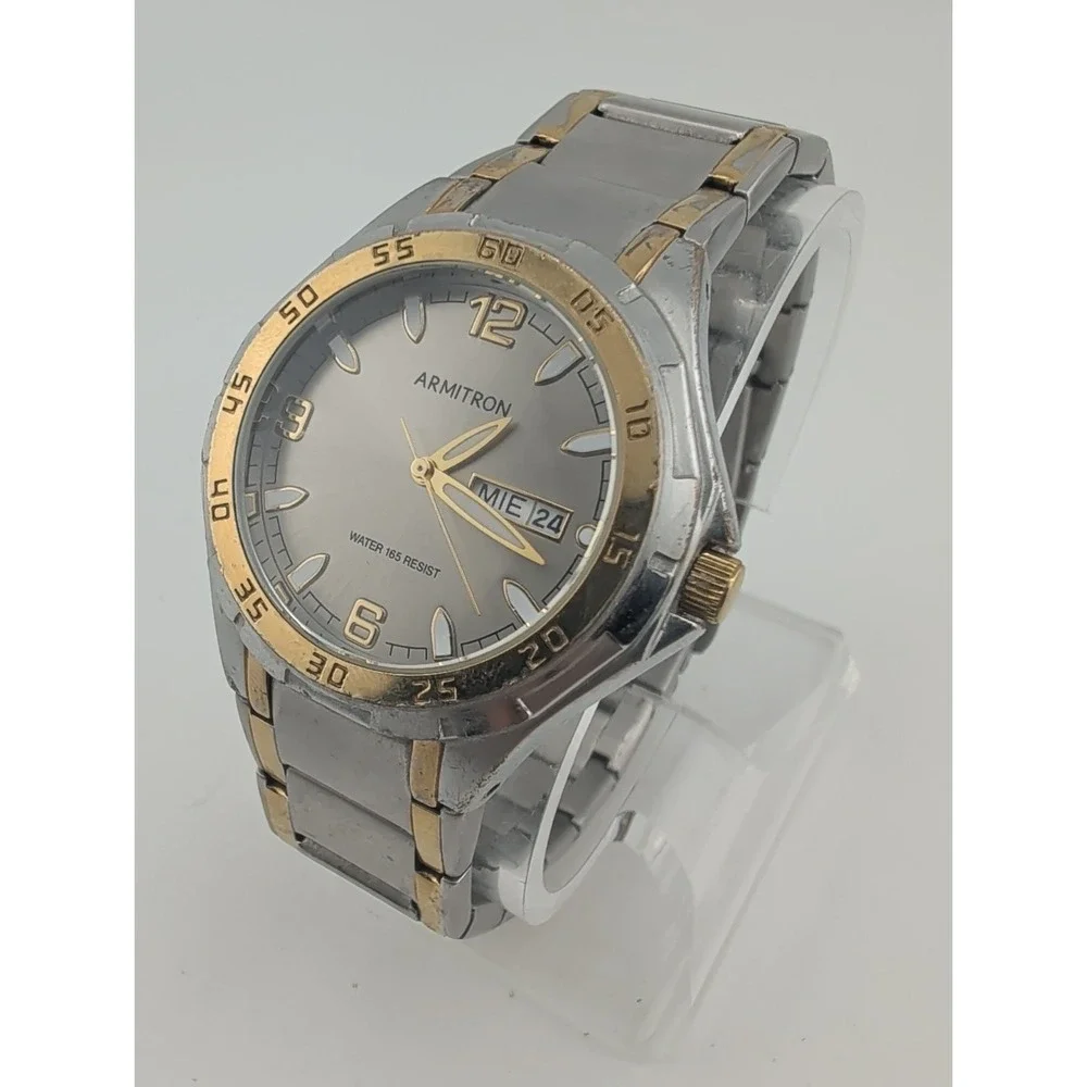 Armitron Men's Watch 38mm Case Two Tone 8